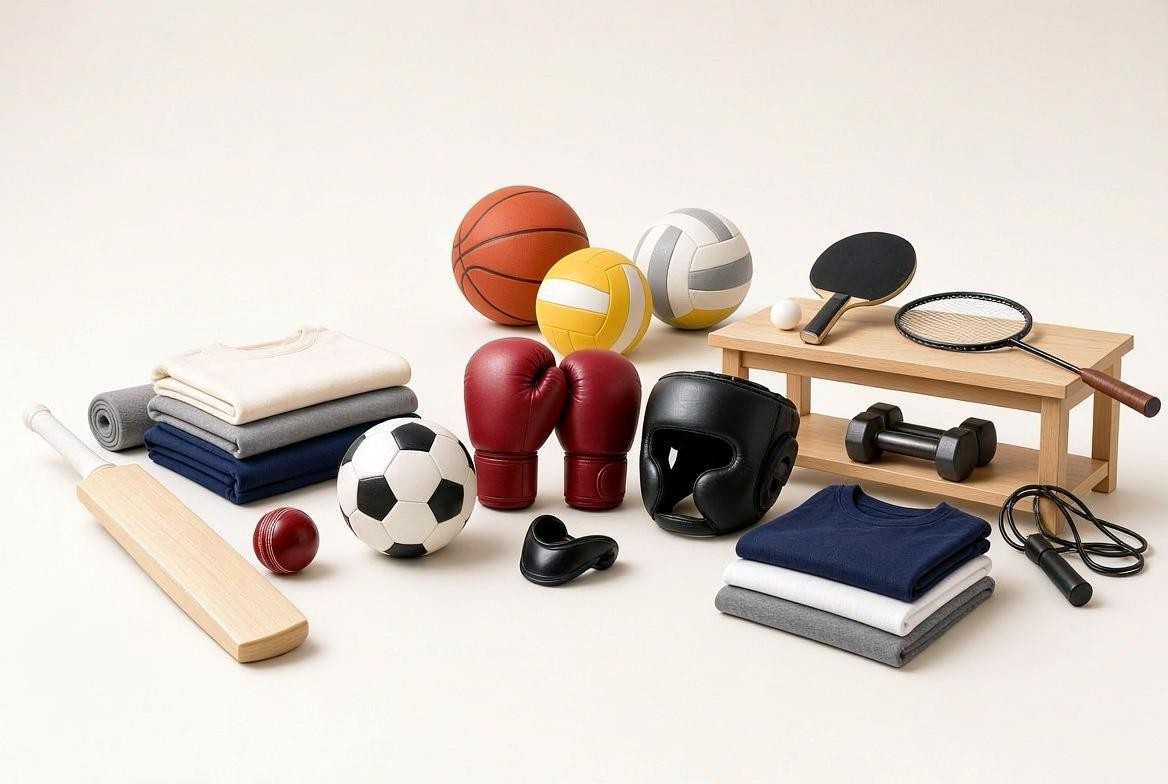 Sports Goods: export supply from India