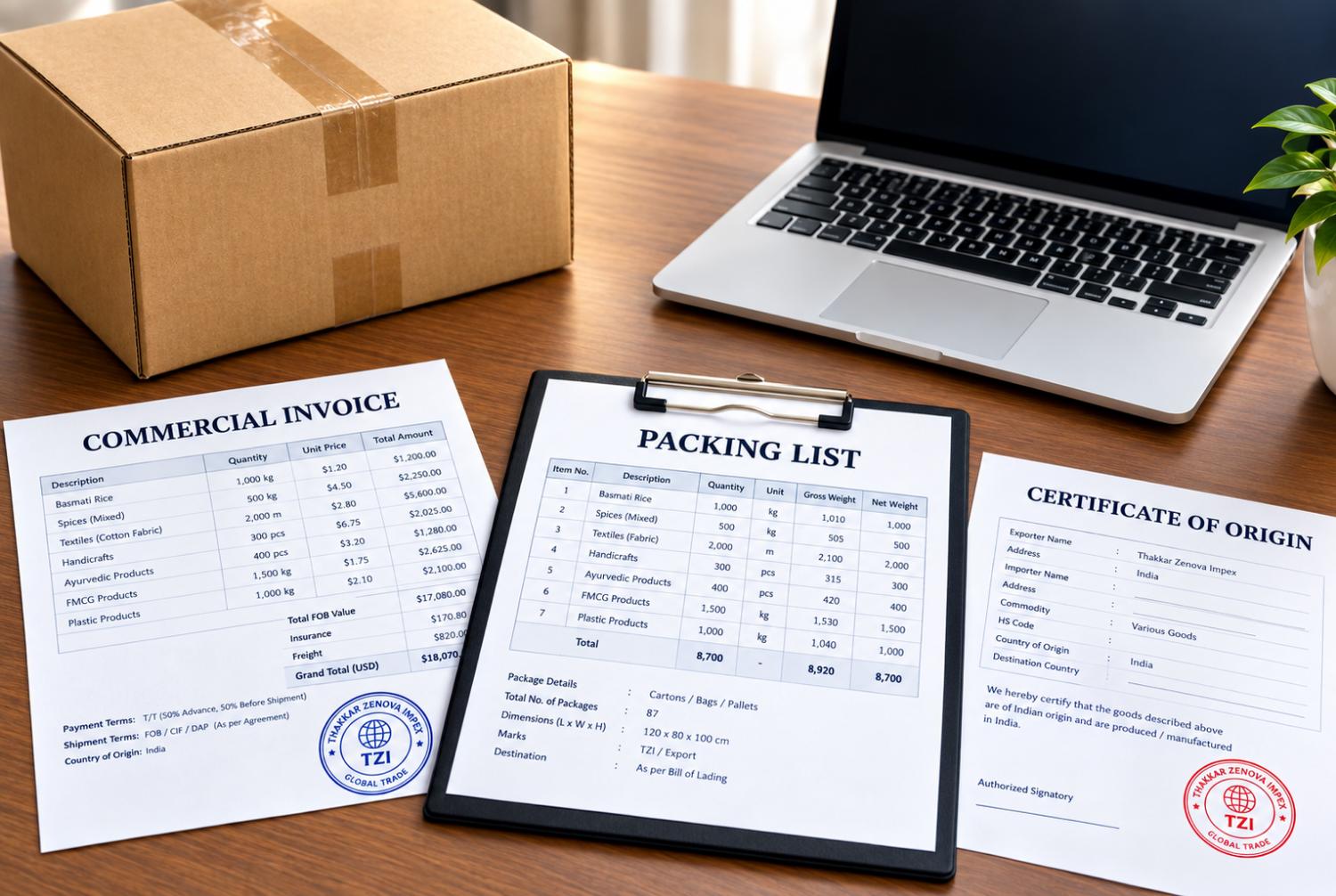 Export documents